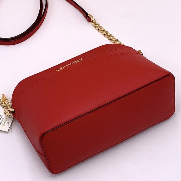 MICHAEL KORS
Jet Set Travel Medium Logo Dome Crossbody Bag FLAME COLOR - Picture 14 of 15